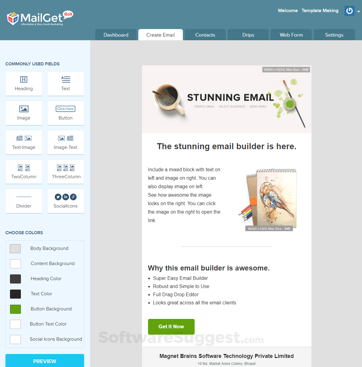 MailGet Bolt Screenshot1